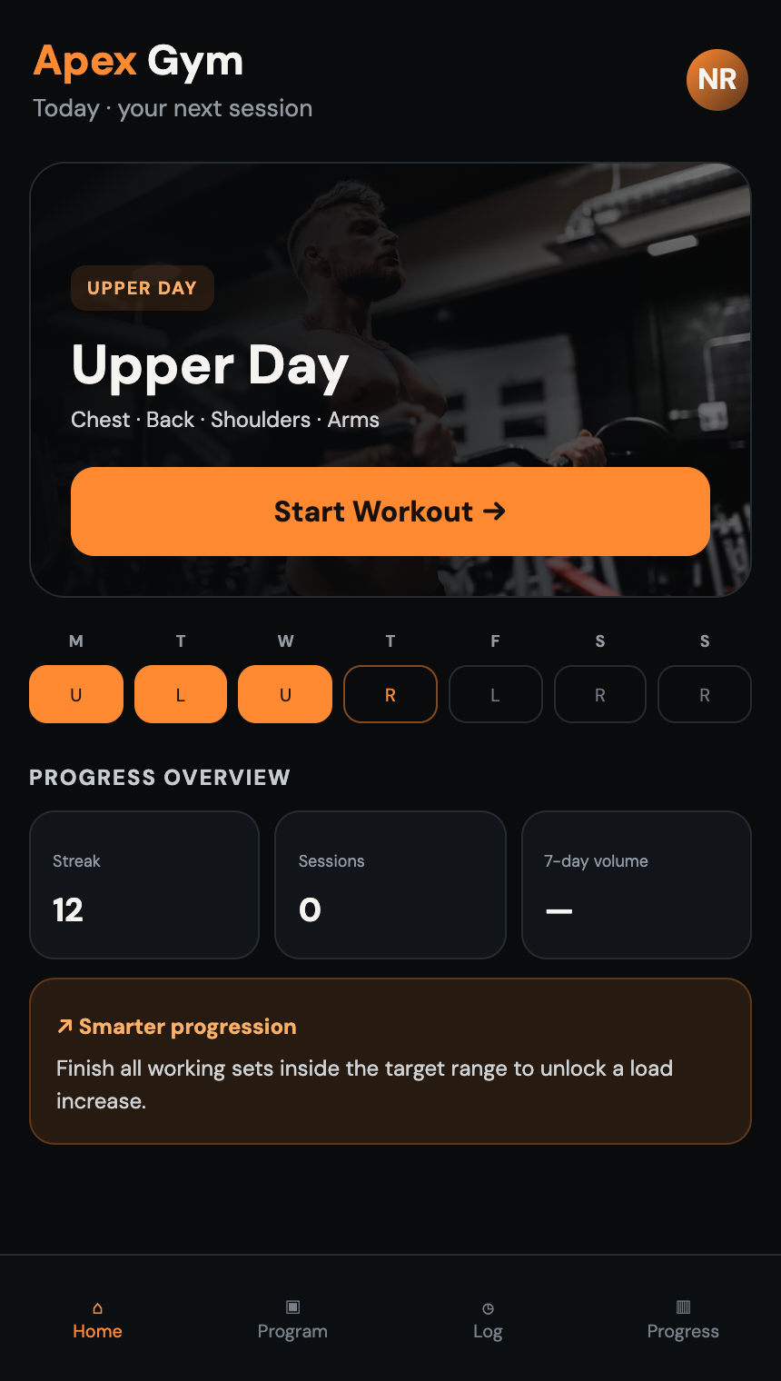 Apex Gym home
